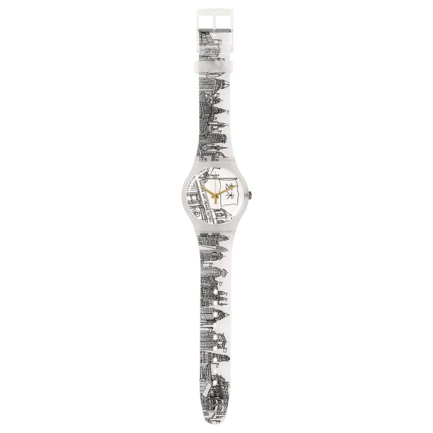 Blanco y negro: el Swatch Art Peace Hotel