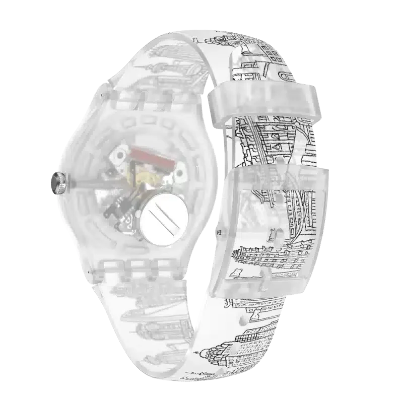 Blanco y negro: el Swatch Art Peace Hotel