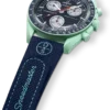 Correa de caucho MoonSwatch azul oscuro/verde