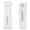 Correa de hule MoonSwatch blanca/blanca