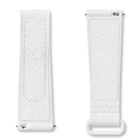 Correa de hule MoonSwatch blanca/blanca