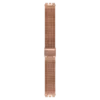 Correa de malla de acero inoxidable con recubrimiento PVD color oro rosa de la línea Skin