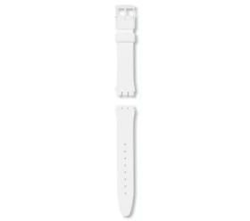 Correa de silicona blanca mate para Gent