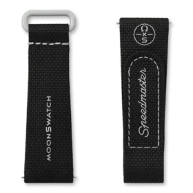 MoonSwatch de caucho negro/gris